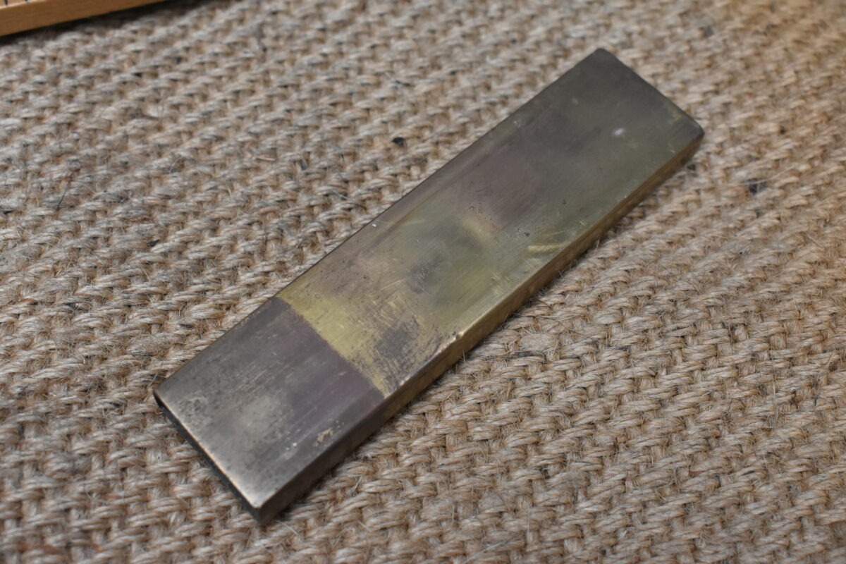 Two Stanley, London, 5' Folding Rules with Brass Joiner. In Leather Case 80216056 - Image 6