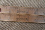 Two Stanley, London, 5' Folding Rules with Brass Joiner. In Leather Case 80216056 - Image 8
