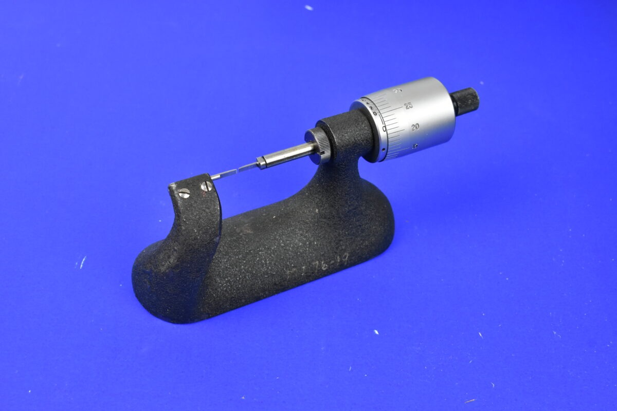 Prazision Folk (Swiss) 0-1" Bench Micrometer 80215992 - Image 2