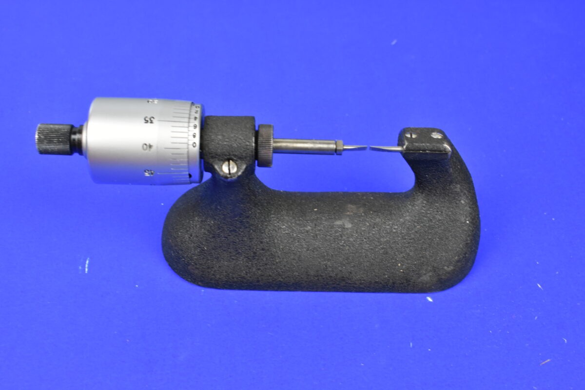 Prazision Folk (Swiss) 0-1" Bench Micrometer 80215992 - Image 4