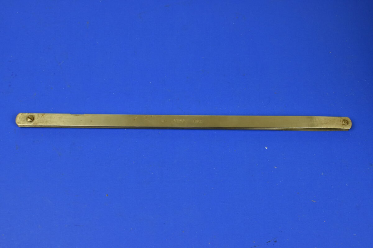 Good, Used Safe & Sure No. 122M 10 Leaf Metric Feeler Gauge 80215996 - Image 3