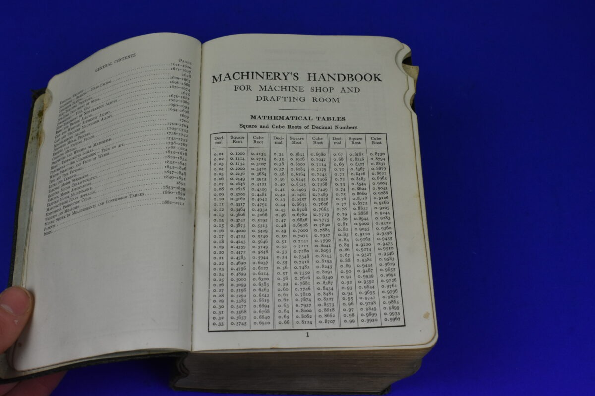 DSC_1286 Machinery's Handbook, 14th Edition, 1953 80216029 - Image 8