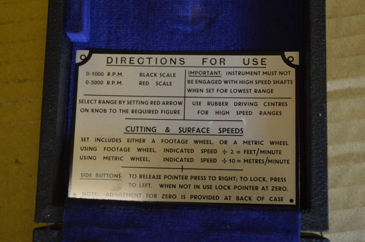 Smiths Tach/Revolution Counter, Case & Accesories, 80216110 - Image 4