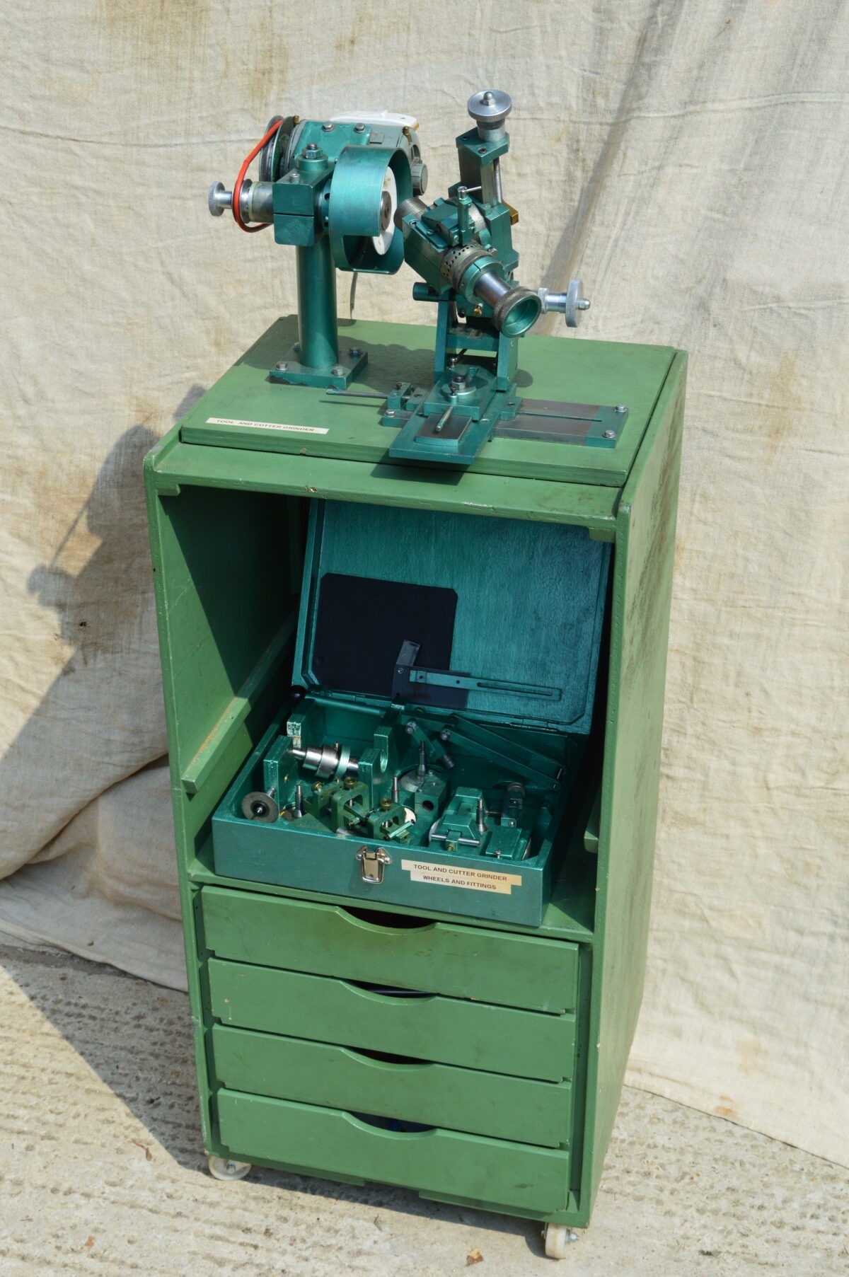 Raymac Bench Tool & Cutter Grinder, Stand, Tooling, 1ph, 80216153 - Image 4