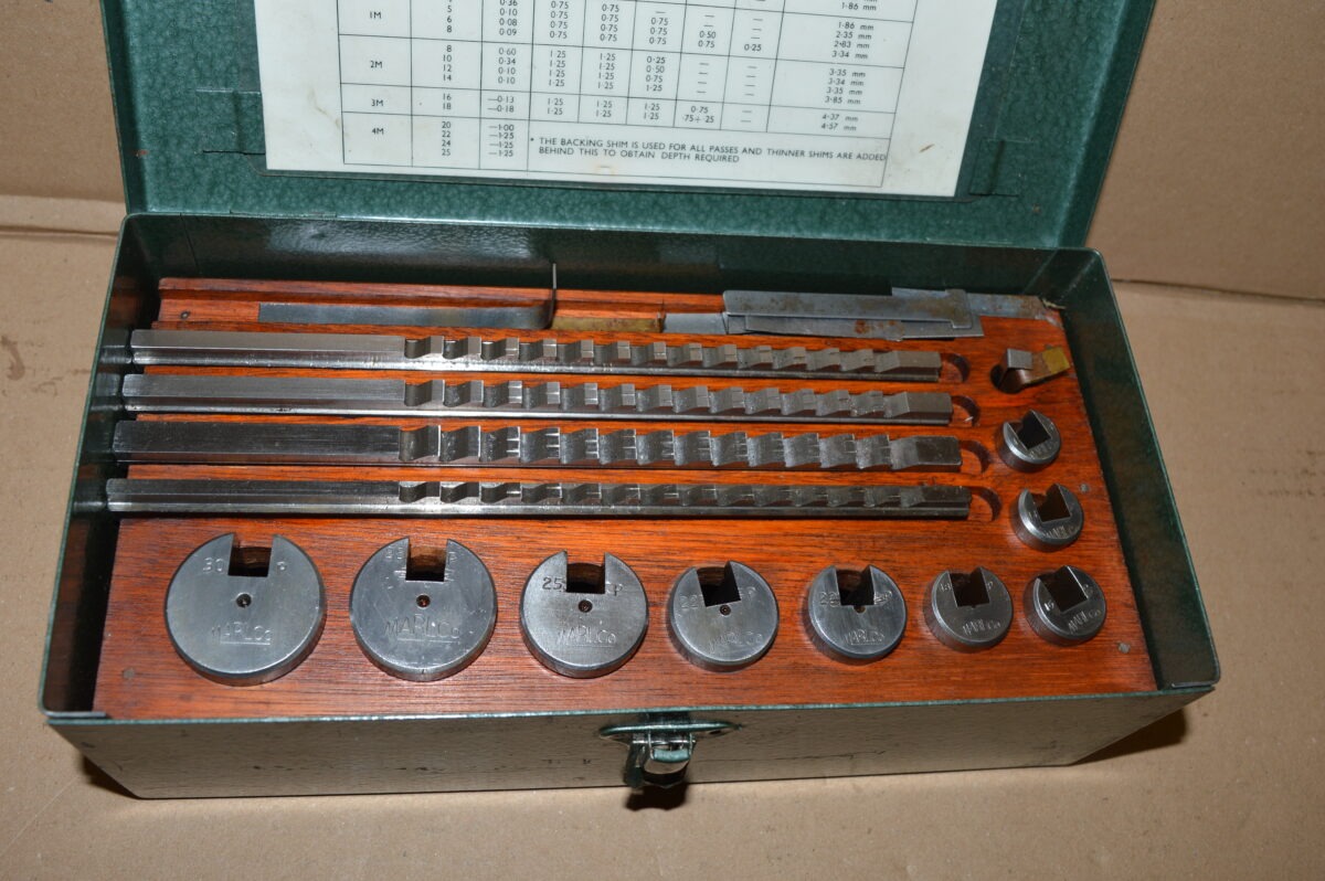 Marlco Metric Set of 4 Broaches, 4,5,6 & 8mm, 80216496 - Image 2