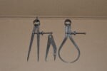 3 Moore & Wright Tools, 6" Dividers, 6" Calipers & 4" Oddleg Calipers, 80216514