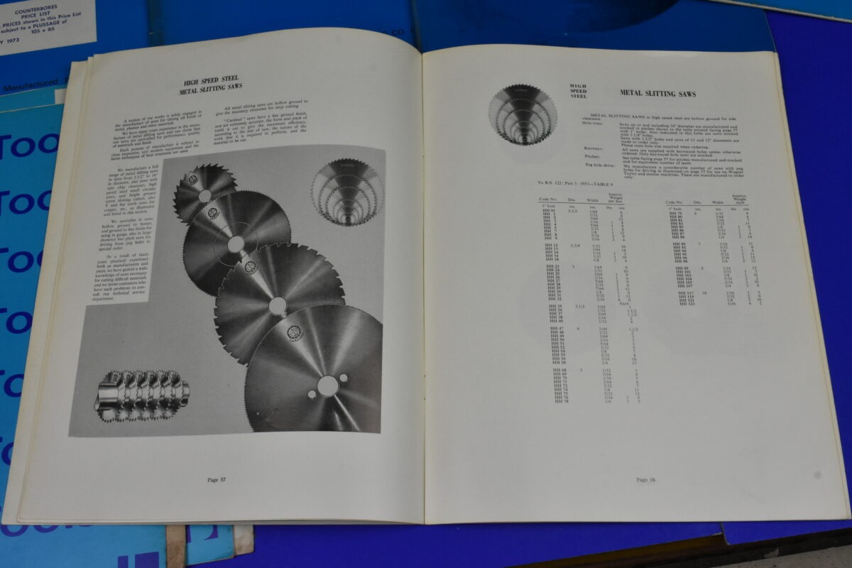 Quantity of Brooke Tools Milling Cutter & Other Catalogues (mostly 1970's) 80216545 - Image 9