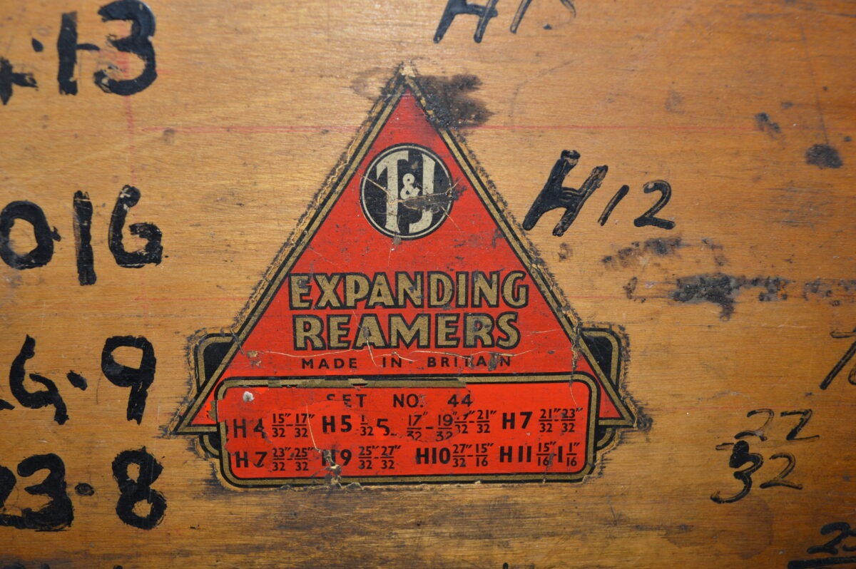 Set of 11,  T & J Expanding Reamers, Range 15/32" - 1 1/2", Case, 80216570 - Image 3