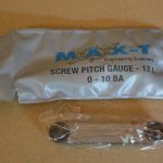 Max-T,  0 - 10 BA Screw Pitch Gauge, 80216785