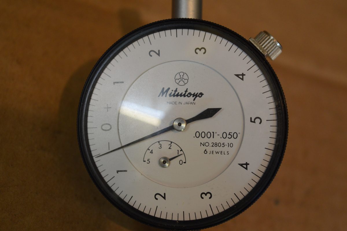 Mitutoyo Dial Gauge No 2805-10, Wooden Case, 80216689 - Image 3