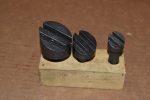 Set of 3 Fly Cutter Holders, 1/2" Shanks, Take 1/4" Tools, 80216711