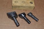 Set of 3 Fly Cutter Holders, 1/2" Shanks, Take 1/4" Tools, 80216711 - Image 2