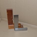 Brown & Sharpe 6" Steel Square with Wooden Case, 80216628