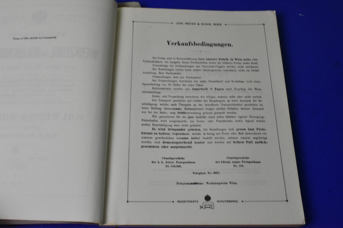 Reprint of Weiss 1909 Catalogue 80216778 - Image 3