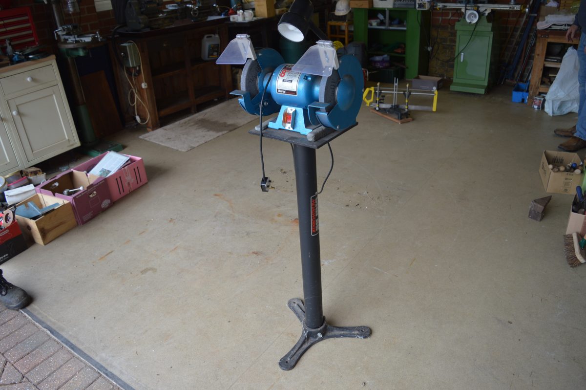 80216863 Clarke Metalworker 8" Pedestal Bench Grinder, 1ph, 80216863 - Image 1