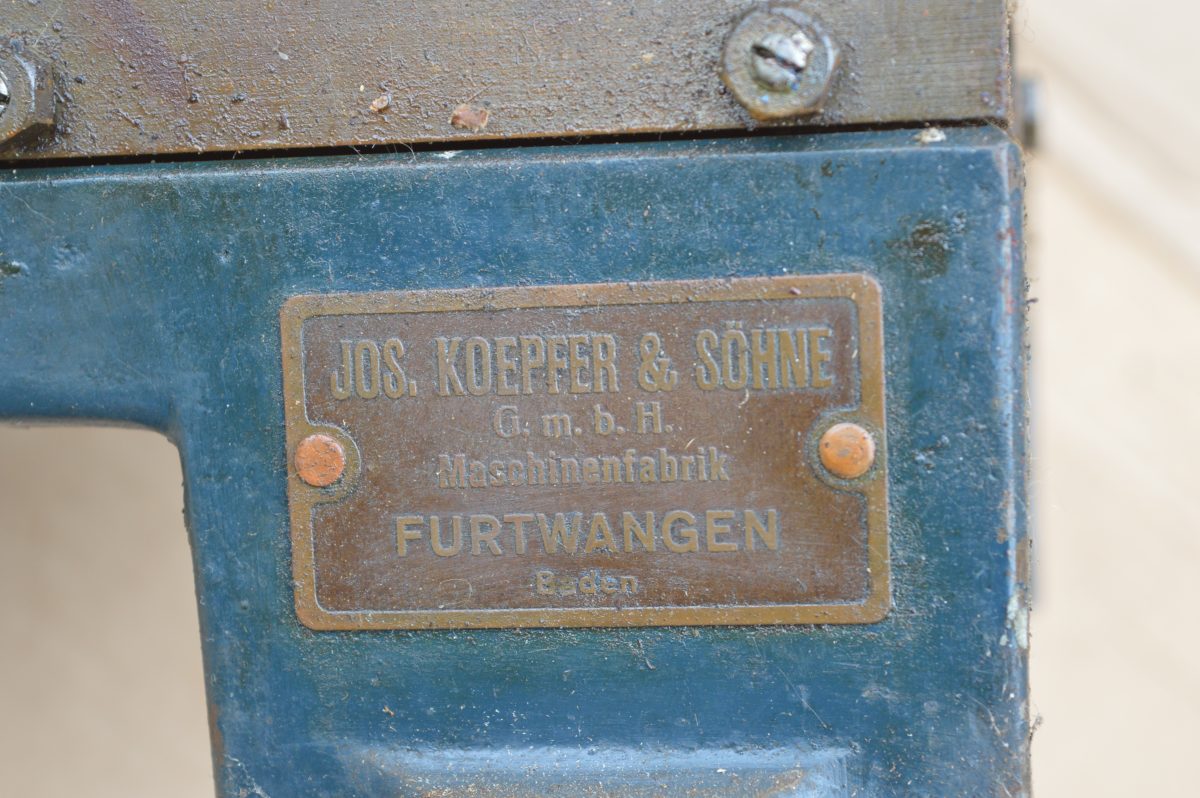 Jos Koepfer & Sohne Bench Machine with Spindle on Lever Slide, 80216856 - Image 6