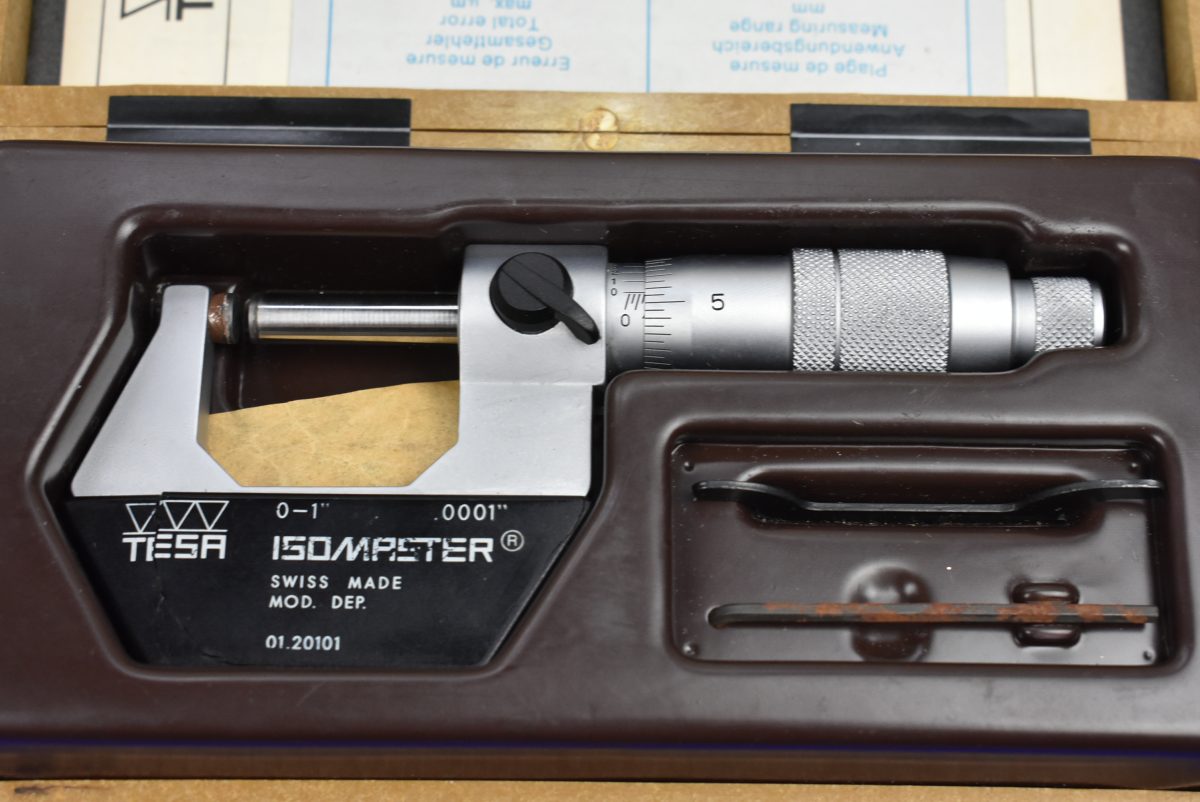 Good Used Tesa 0 – 1” External Micrometer 80216939 - Image 2