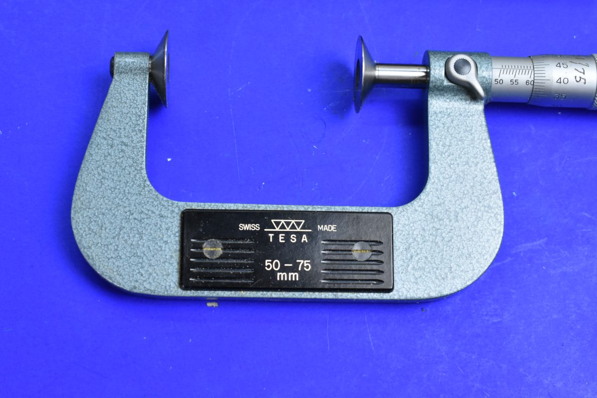 Tesa 50 – 75mm Disc Micrometer 80216889 - Image 3