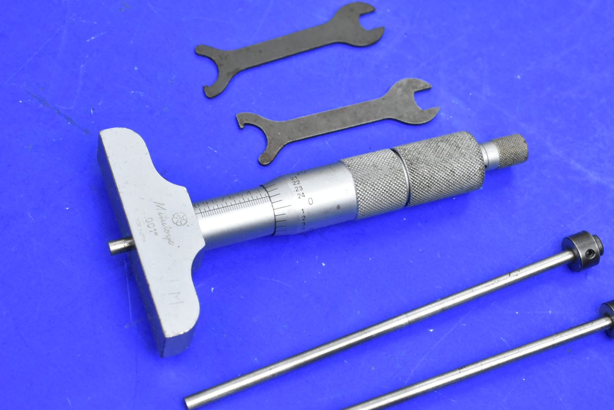 Mitutoyo 0 – 3” Depth Micrometer 80216952 - Image 3