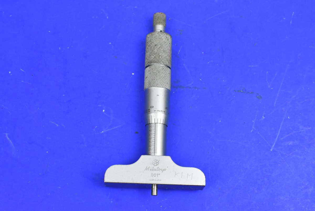 Mitutoyo 0 – 3” Depth Micrometer 80216952 - Image 4