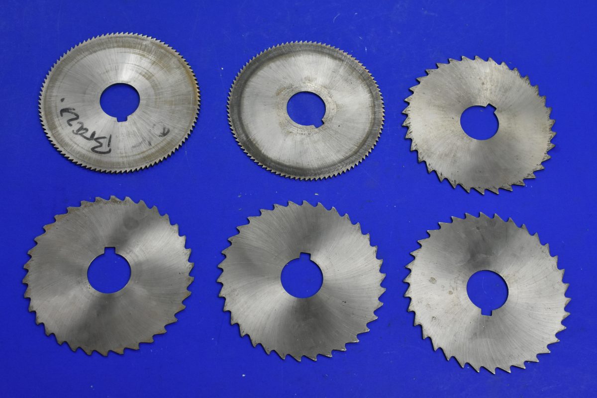 Six 4” Slitting Saws (1” Bore) 80216903 - Image 2