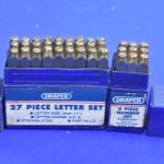 Good Used Draper 3mm/1/8” Letter + Number Punch Set 80216905
