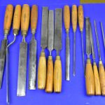 Set of Fourteen Pattern Maker’s Paring Gouge Chisels 80216987