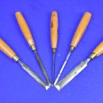 Five Assorted Bevel Edge Chisels, Marples, etc. 80216992