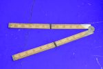 Good Vintage Rabone No. 1380 Four Fold Boxwood Rule, 24" Long 80217062