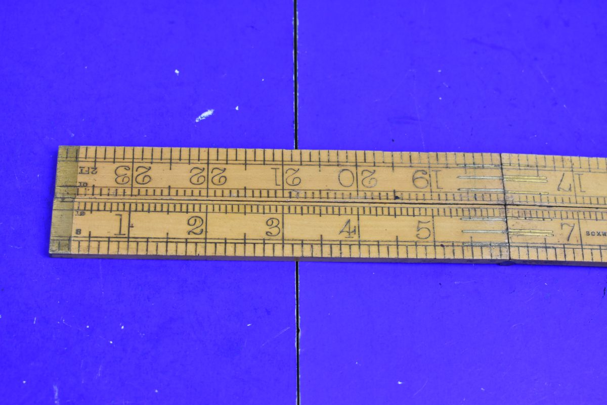 Good Vintage Rabone No. 1380 Four Fold Boxwood Rule, 24" Long 80217062 - Image 3