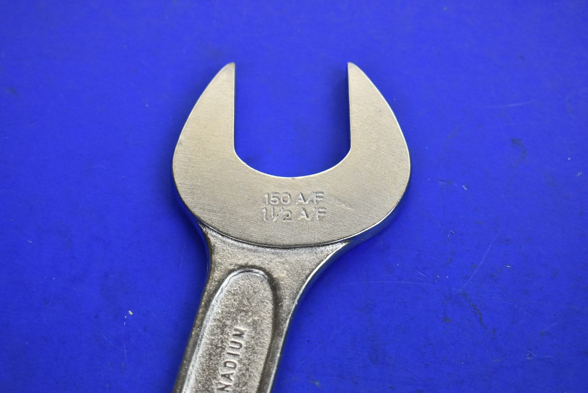 Ex - Military King Dick 1. 5/16" x 1. 1/2" AF Open Ended Spanner (1969) 80217016 - Image 3