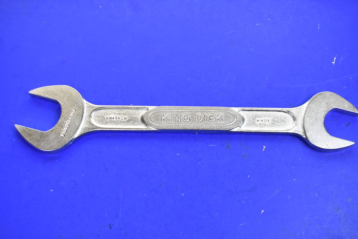 Ex - Military King Dick 1. 5/16" x 1. 1/2" AF Open Ended Spanner (1969) 80217016 - Image 4