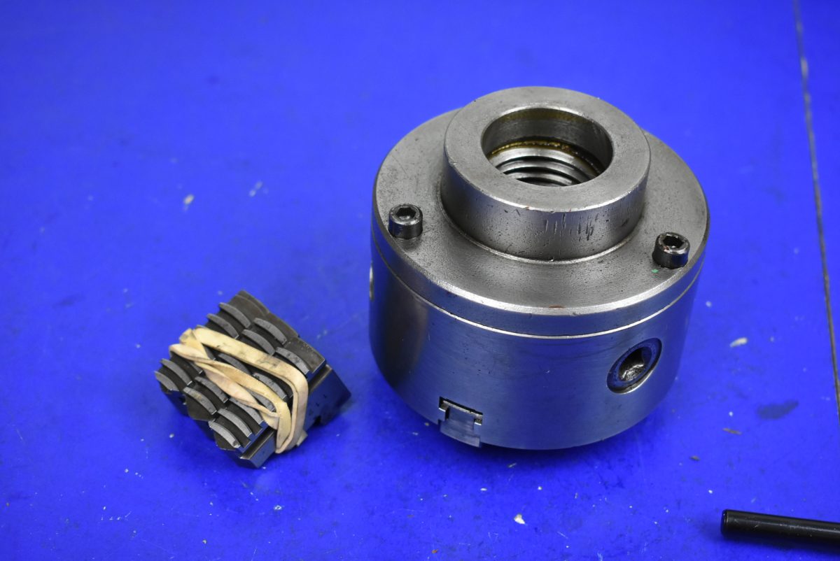 Pratt Burnerd 4" Self Centering 3 Jaw Chuck to Fit Right Hand Union Graduate Key + Reverse Jaws 80217147 - Image 2