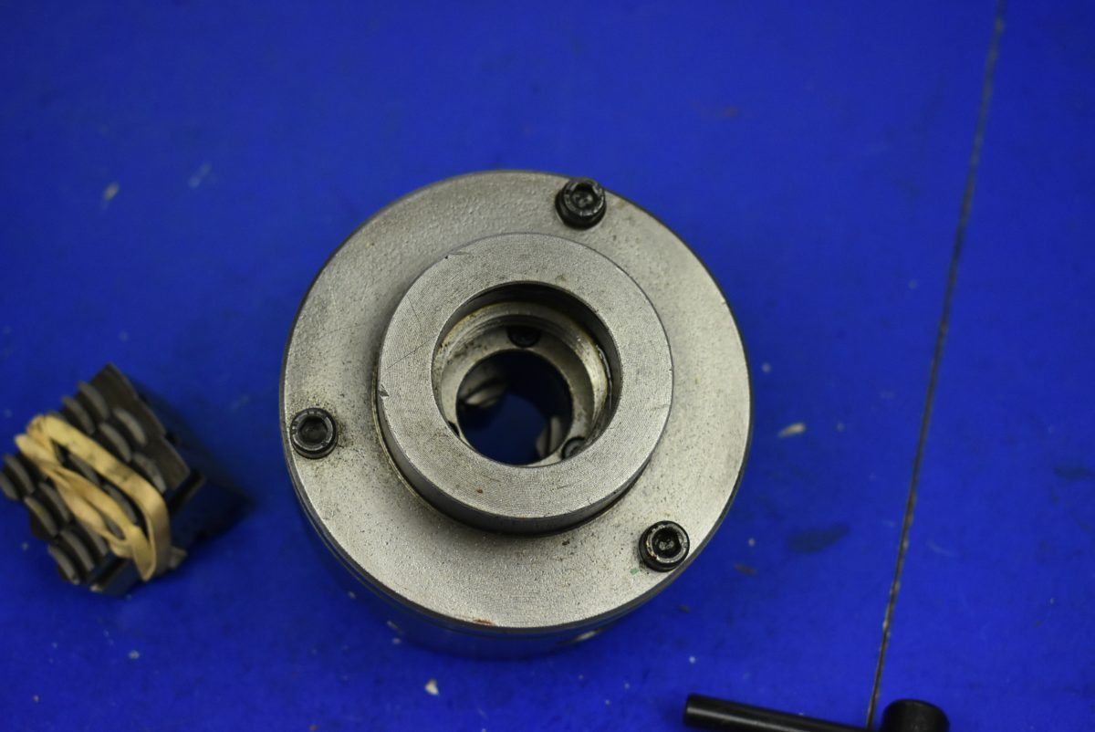 Pratt Burnerd 4" Self Centering 3 Jaw Chuck to Fit Right Hand Union Graduate Key + Reverse Jaws 80217147 - Image 3