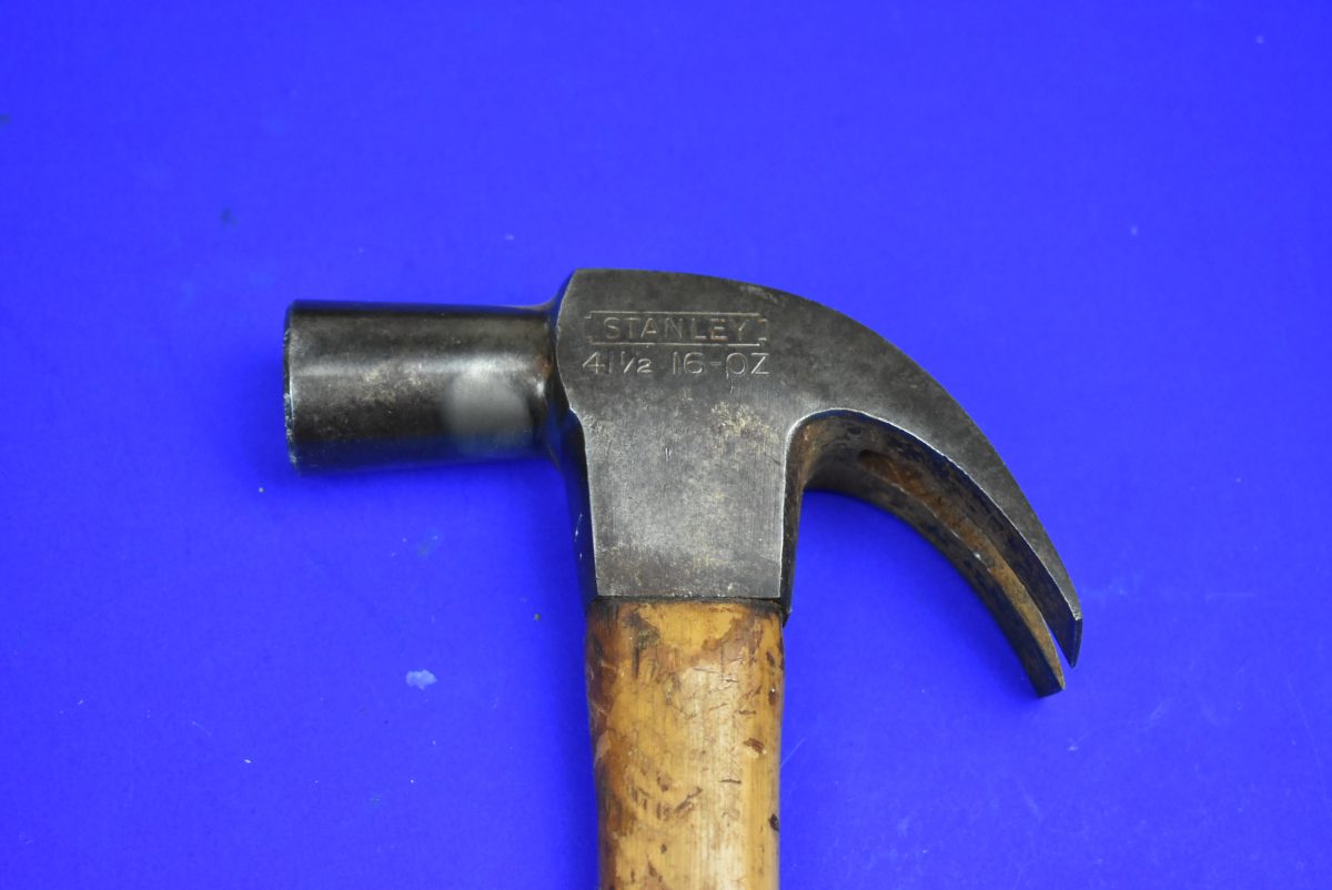 Good Used Stanley No. 41. 1/2 16oz Claw Hammer 80217188 - Image 2