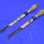 2 x Ex - Military 8" Curved Engineer's Scrapers (Unused) 80217163