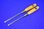 Two Marples Boxwood Handle Mortice Chisels. 1/4" & 5/16" 80217225