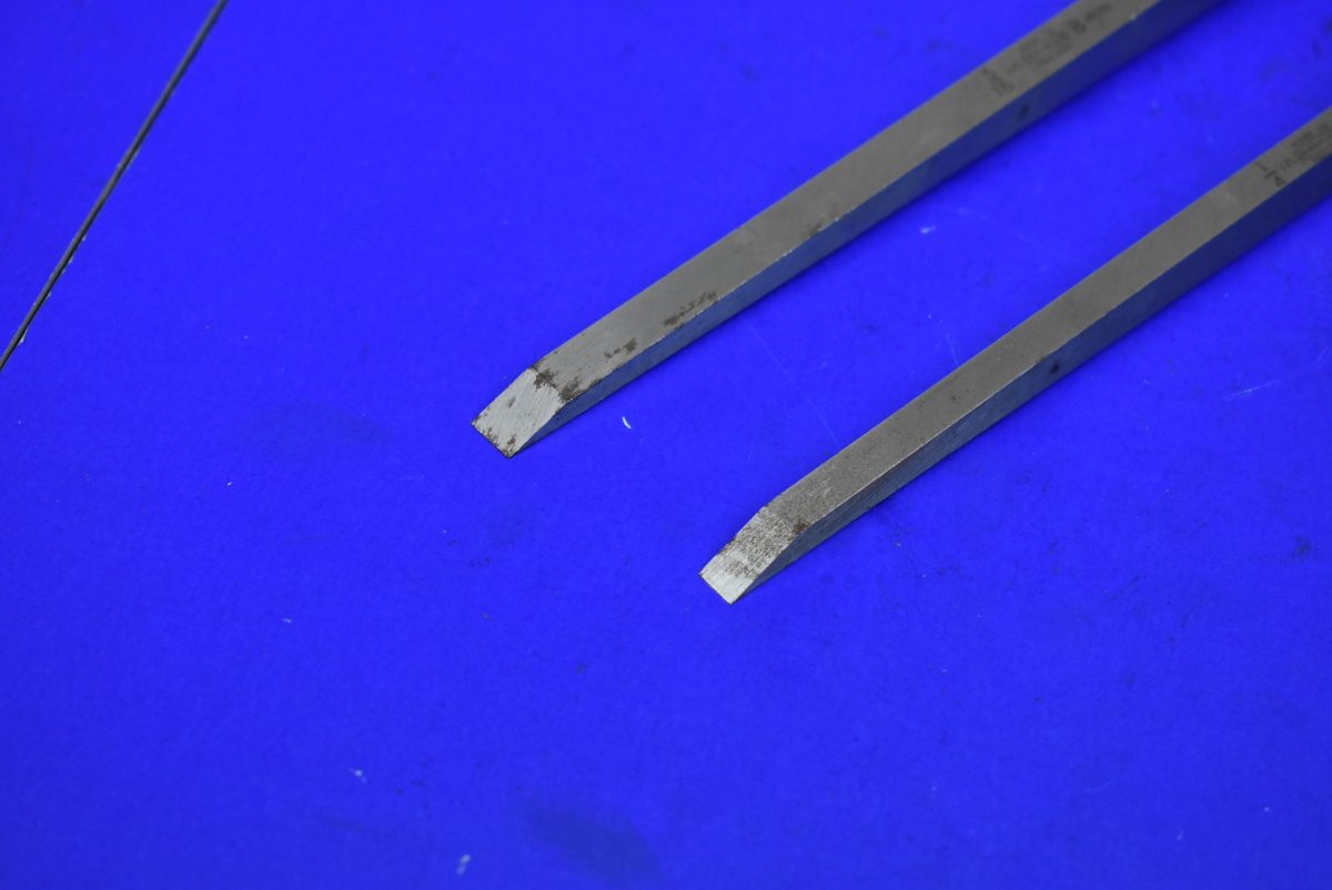 Two Marples Boxwood Handle Mortice Chisels. 1/4" & 5/16" 80217225 - Image 2
