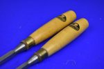 Two Marples Boxwood Handle Mortice Chisels. 1/4" & 5/16" 80217225 - Image 3