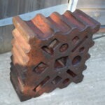 Blacksmiths Cast Iron Swage Block, 13" x 13" x 6". 80217374