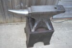 Soderfors 165lb Blacksmiths Anvil with Cast Iron Stand, Dated 1930, Very Good Condition, 80217375