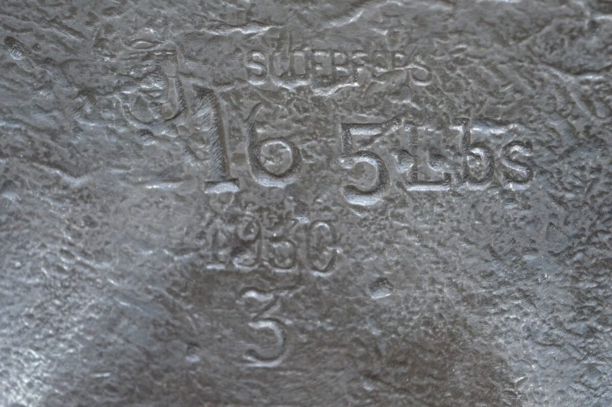 Soderfors 165lb Blacksmiths Anvil with Cast Iron Stand, Dated 1930, Very Good Condition, 80217375 - Image 4