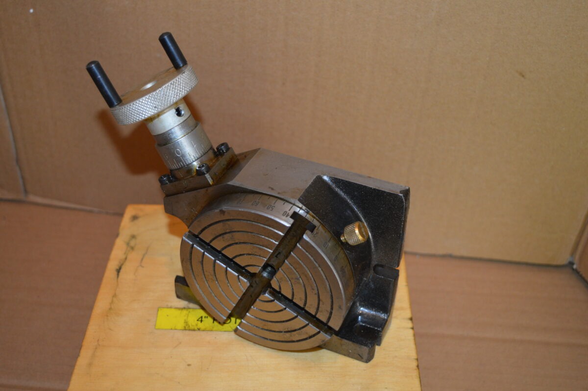 4"  Vertical/Horizontal Rotary Table, Case, 80217413 - Image 2